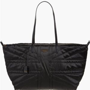 Kurt Geiger Black Quilted Tote Bag
